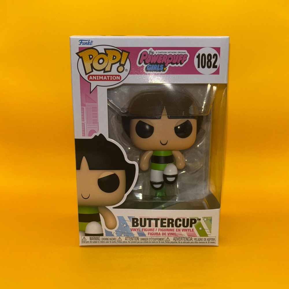 Funko Pop! Buttercup Vinyl Figure - Black and Green